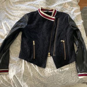 Black Lace Floral Jacket